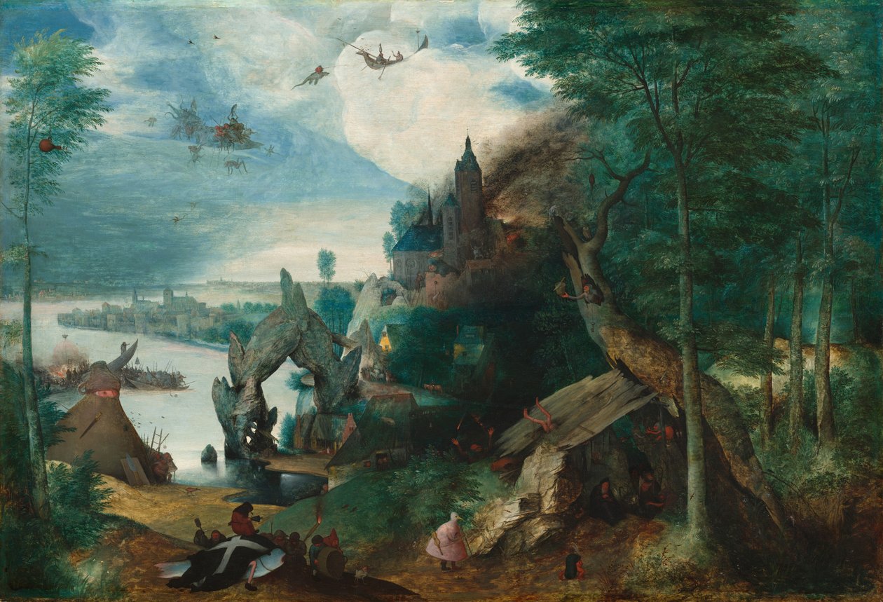A Tentação de Santo António, c. 15501575. de Unbekannt