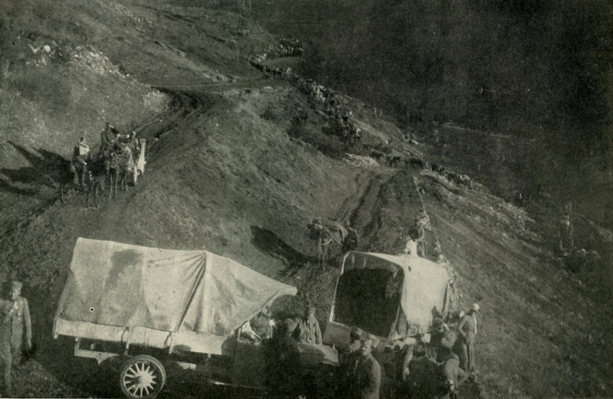 O Retiro Terrível da Sérvia, 1919. de Unbekannt
