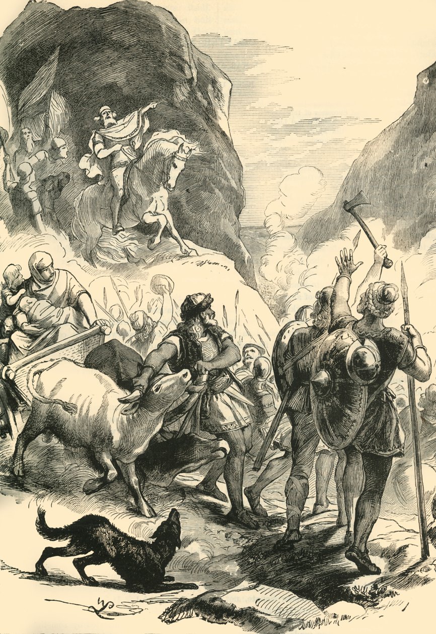 Os Teutões em março de 1890. de Unbekannt