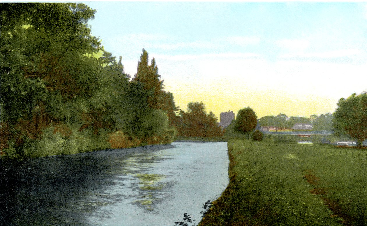 O Tamisa em Cookham, Berkshire, século 20 de Unbekannt