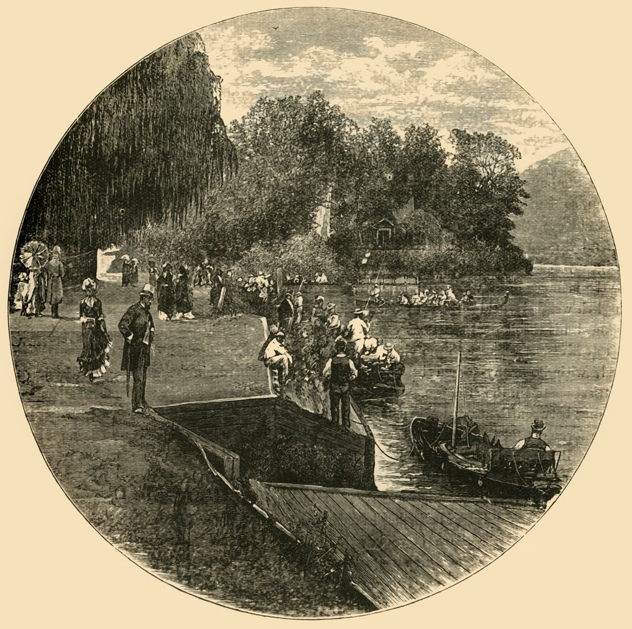 O Tamisa em Ray Mead, 1898. de Unbekannt