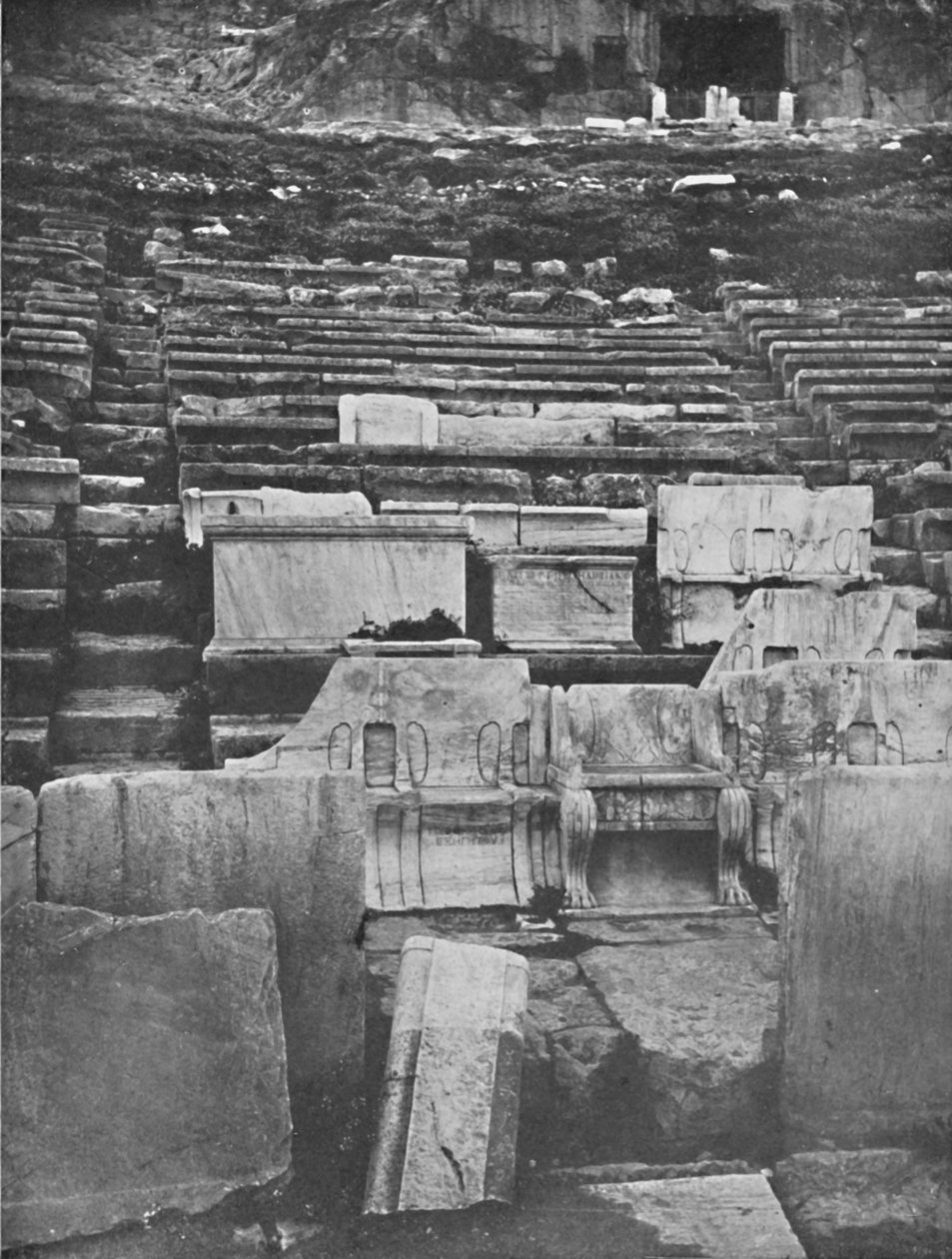 O teatro de Dionísio, Atenas, 1913 de Unbekannt