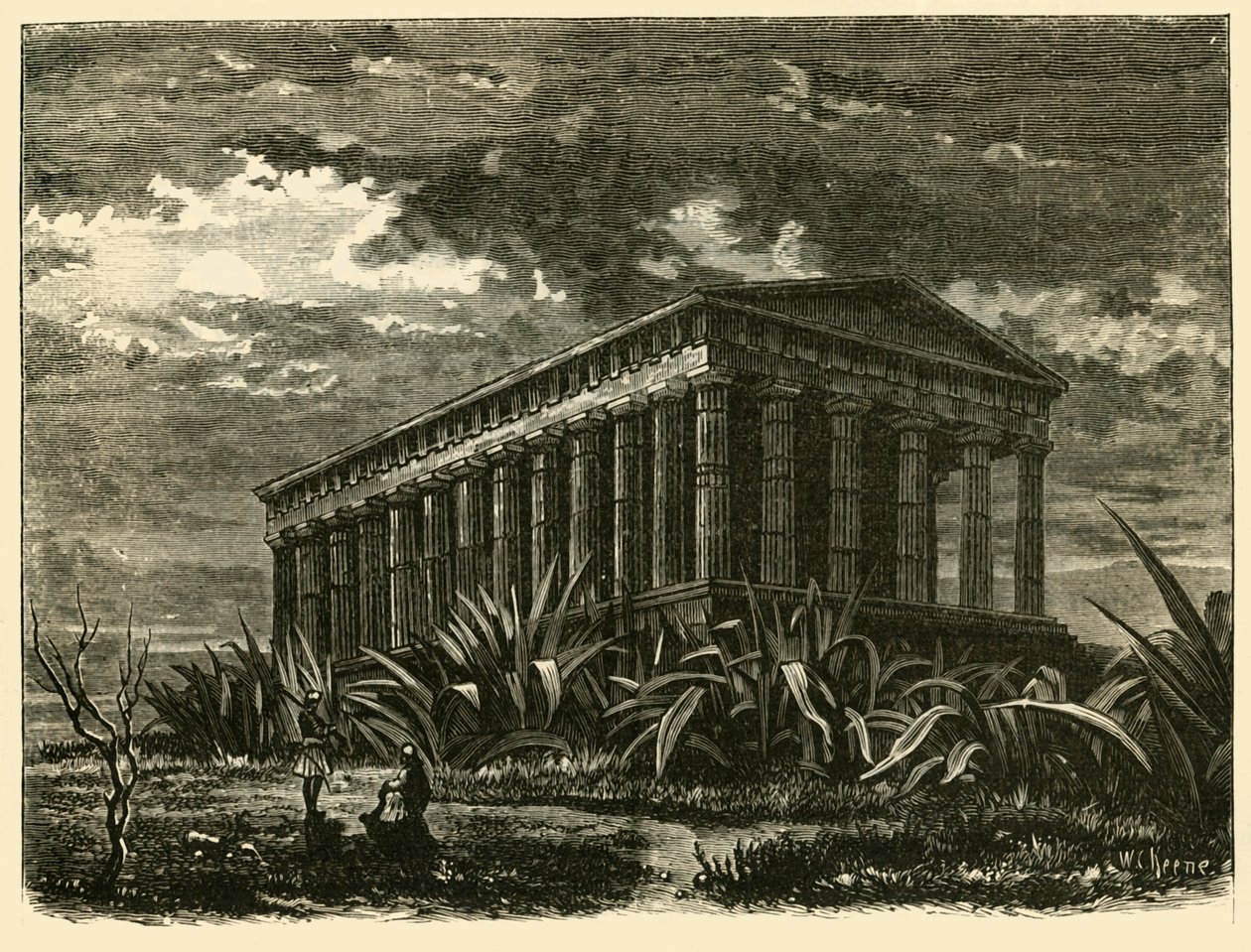 O Teseu em Atenas de 1890. de Unbekannt