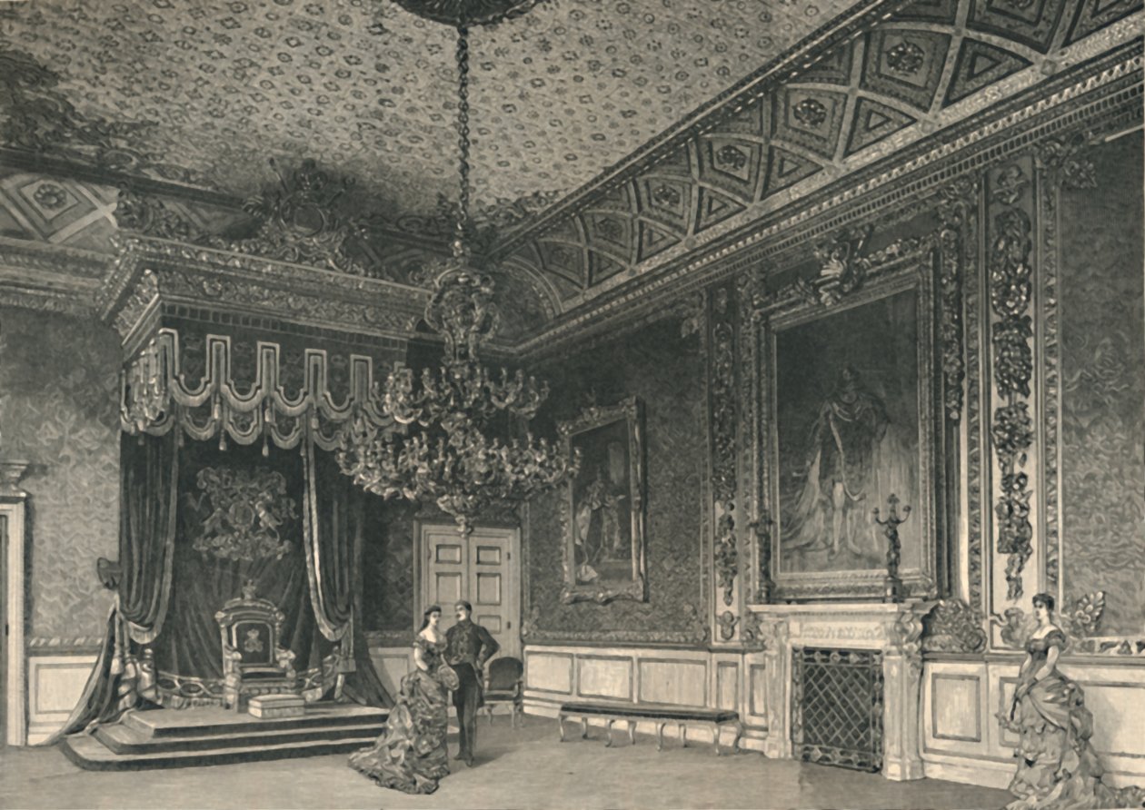 A Sala do Trono, 1886 de Unbekannt