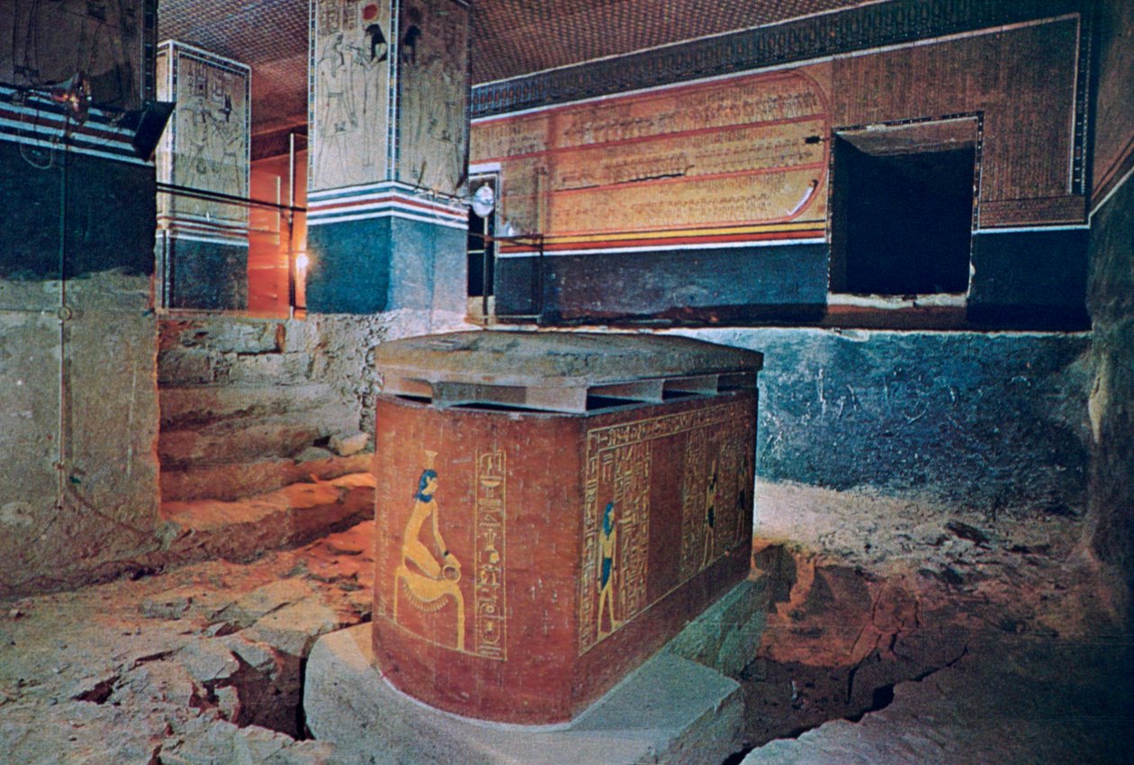 O túmulo de Amenhotep II, vale dos reis, Egito de Unbekannt