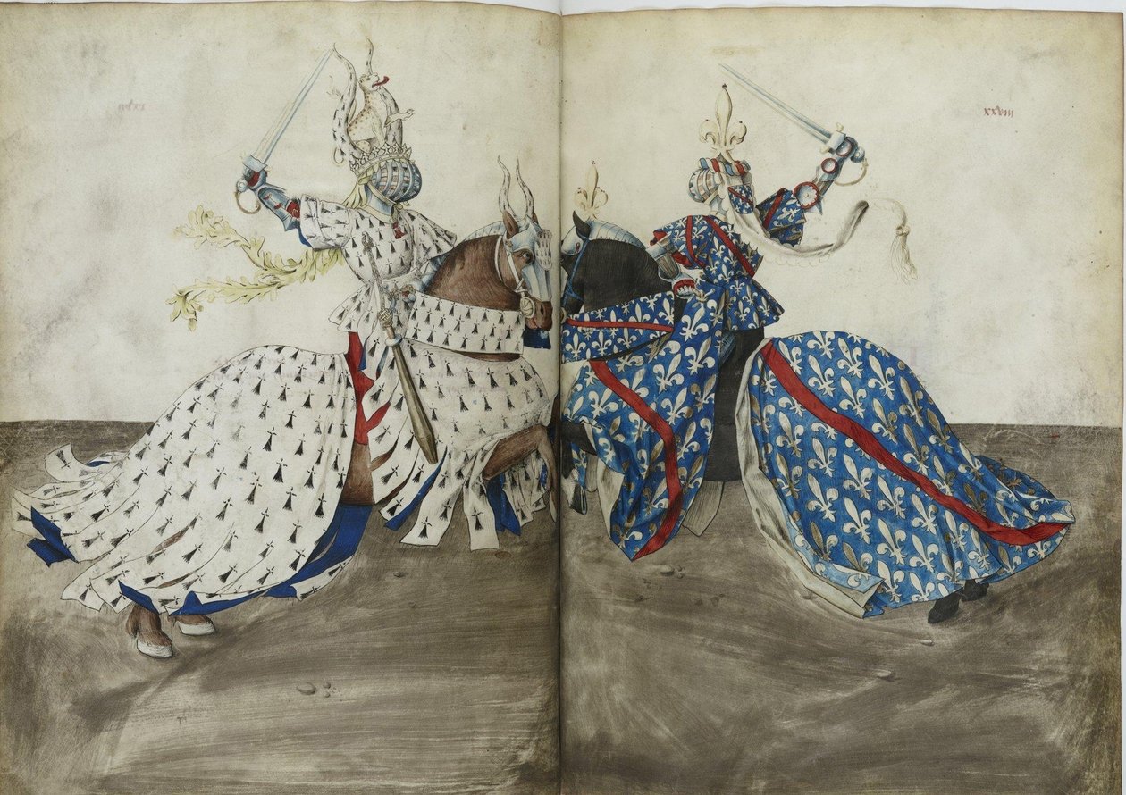 O livro do torneio de René dAnjou, ca 1447 de Unbekannt