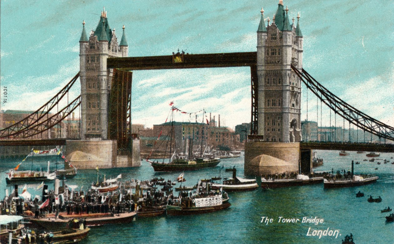 A ponte da torre, Londres, c1910 de Unbekannt
