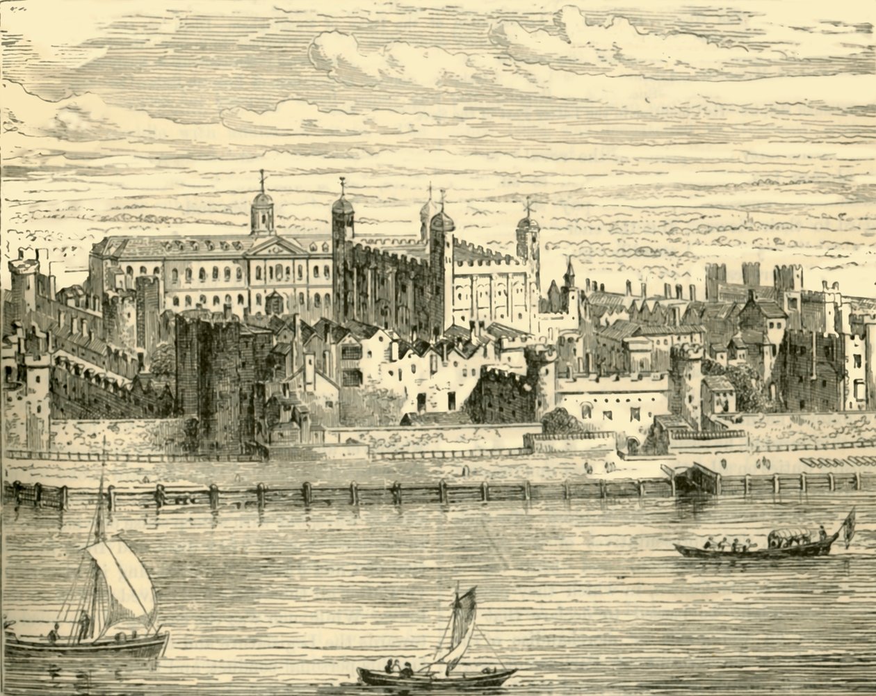 A torre de Londres, 1890. de Unbekannt