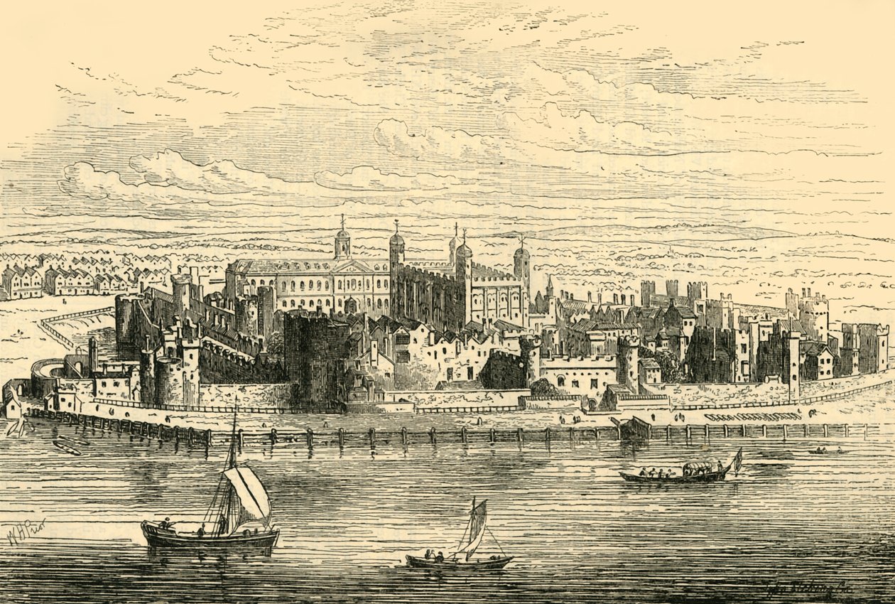 A torre de Londres, c1872. de Unbekannt