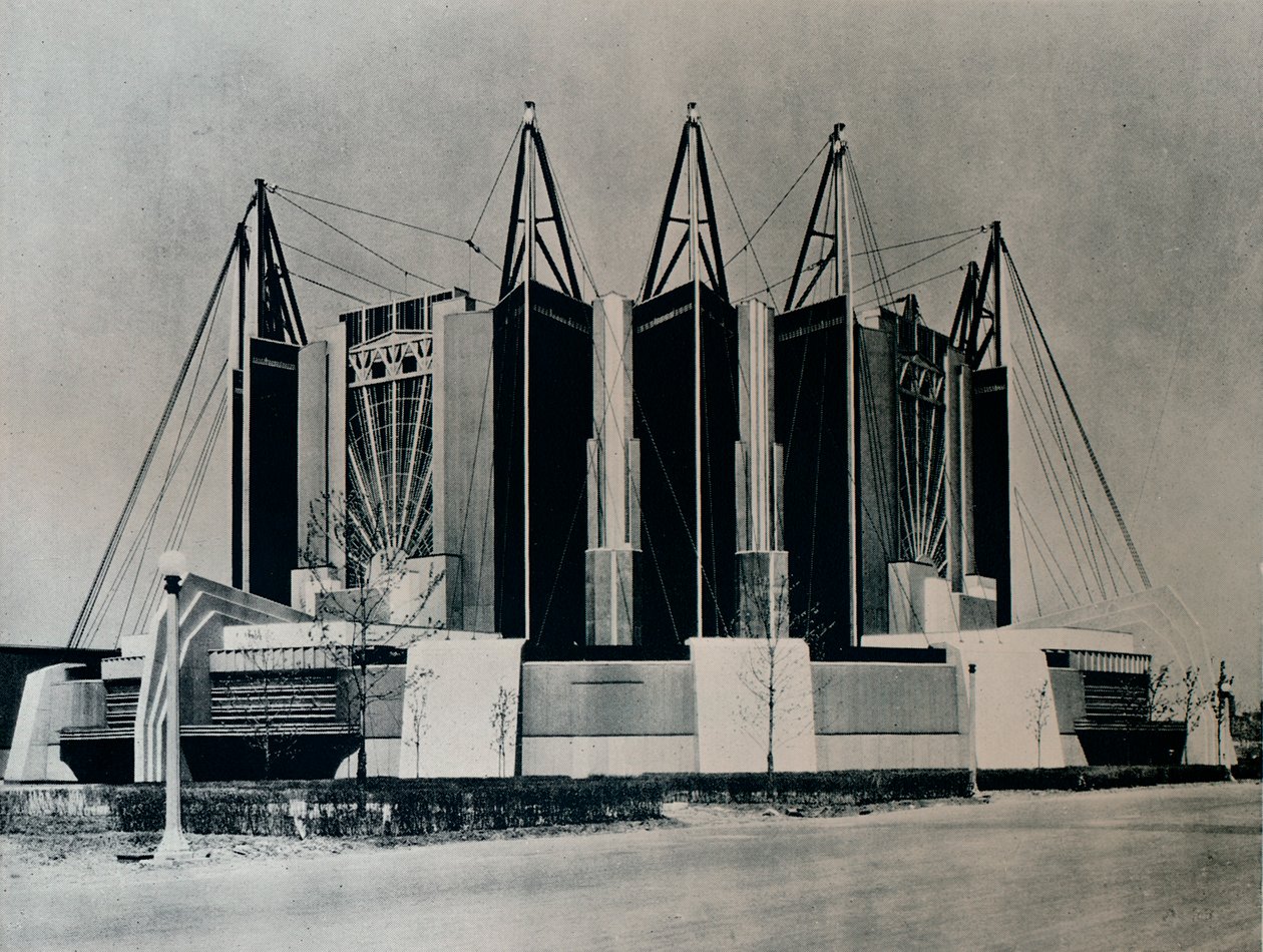 O edifício de viagens e transportes, 1932 1933. de Unbekannt