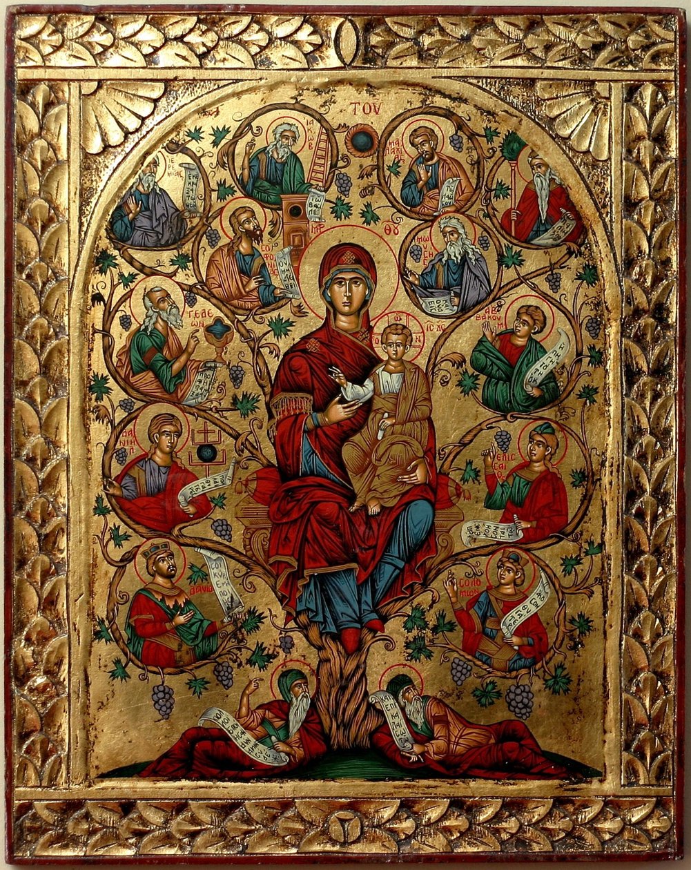 A árvore de Jessé A árvore sagrada de Unbekannt