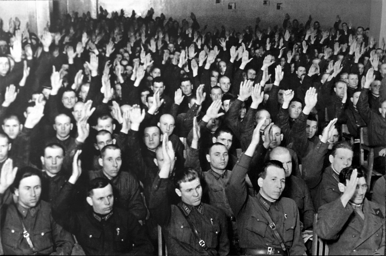 O Julgamento do Vinte e Um, Moscou, URSS, 1938. de Unbekannt