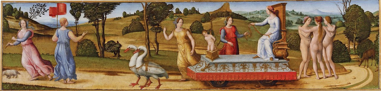 O triunfo da castidade, c. 1500 de Unbekannt