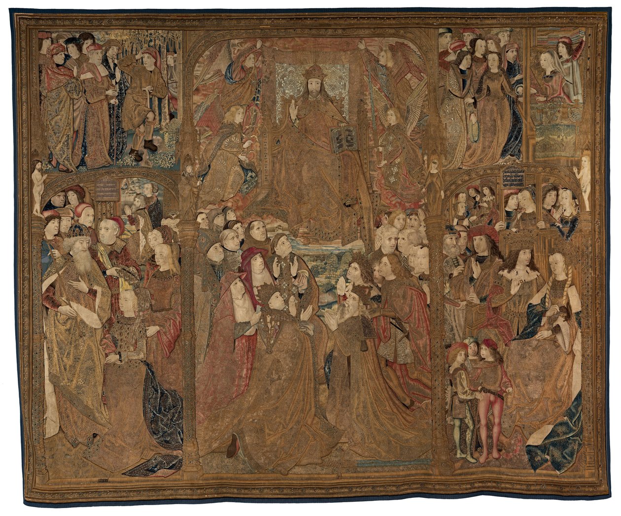 O Triunfo de Cristo A Tapeçaria Mazarin, c. 1500. de Unbekannt