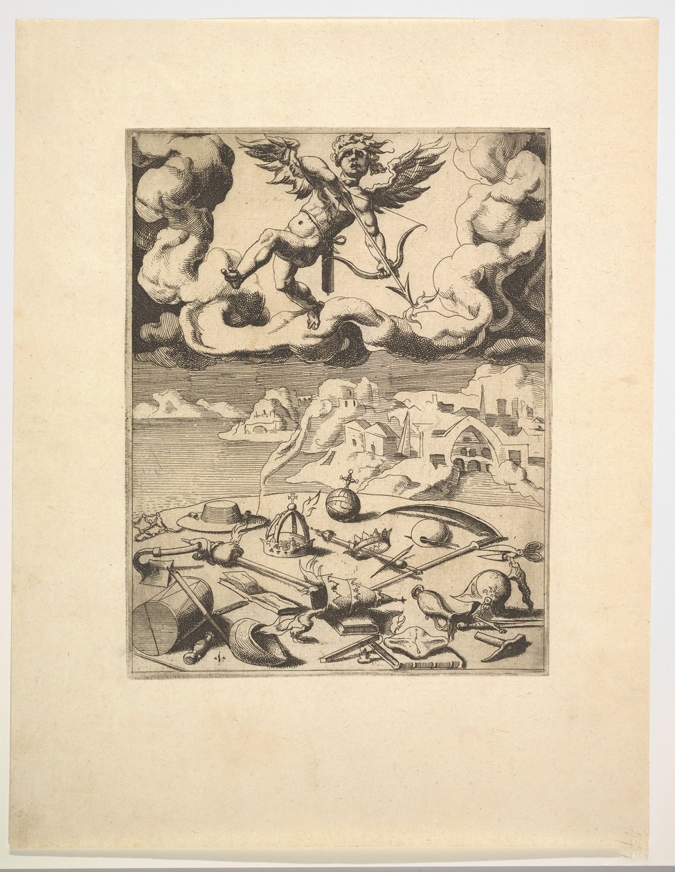 O triunfo do amor from Os triunfos de Petrarca, ca. 1548-49. de Unbekannt