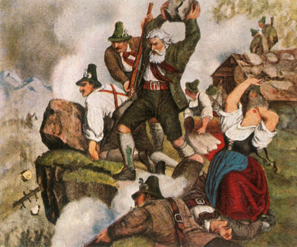 A luta tirolesa pela liberdade, 1809, 1936. de Unbekannt
