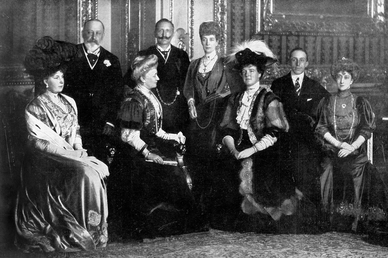 O Encontro Real Único e Imperial em Windsor, 1910 de Unbekannt
