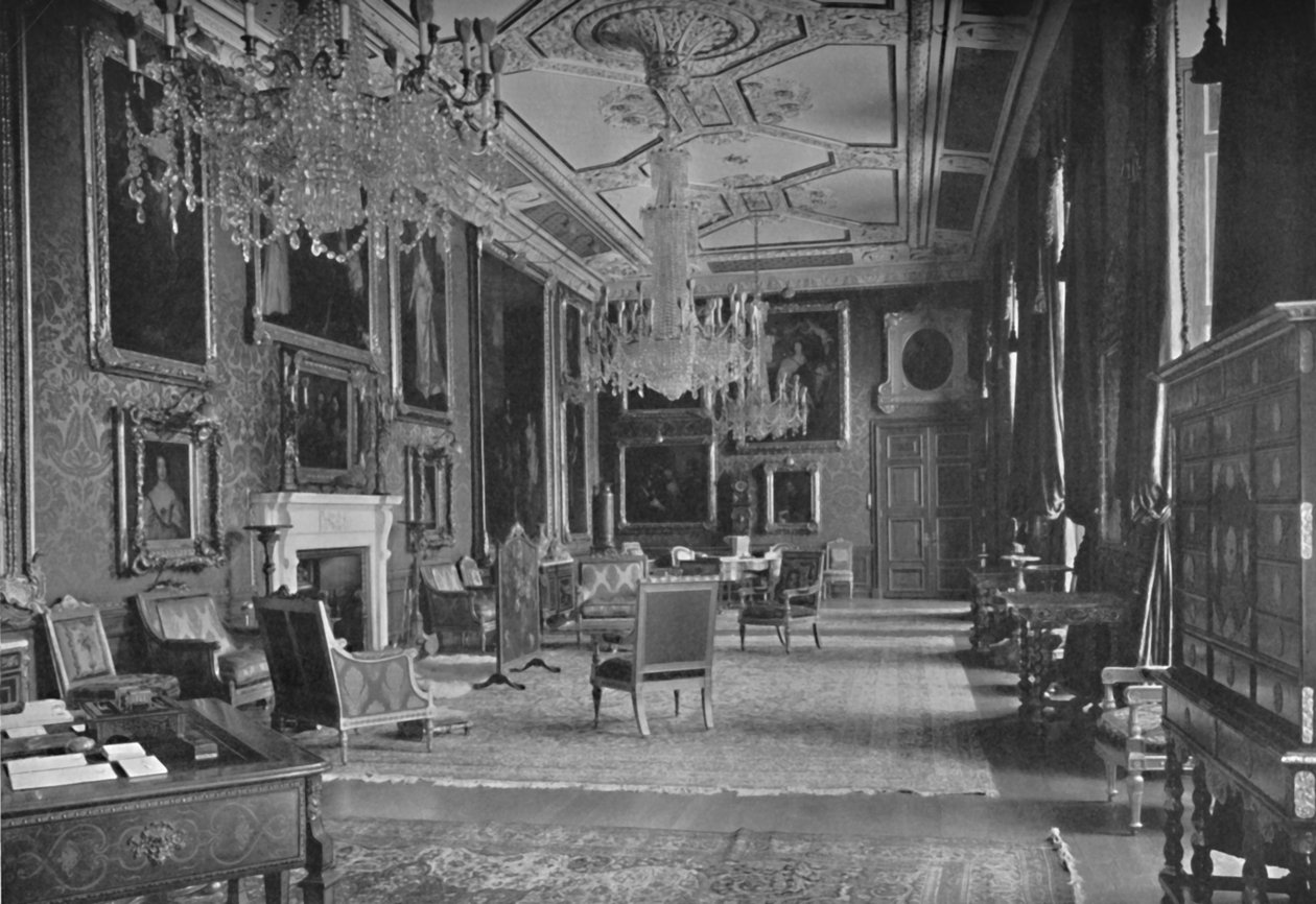 Quarto Van Dyck, Castelo de Windsor, 1927 de Unbekannt
