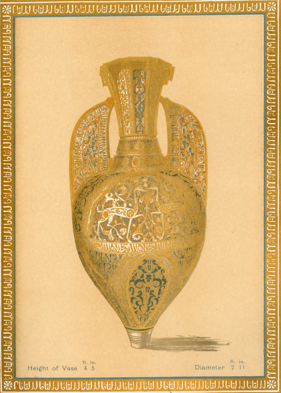 O vaso, 1907. de Unbekannt