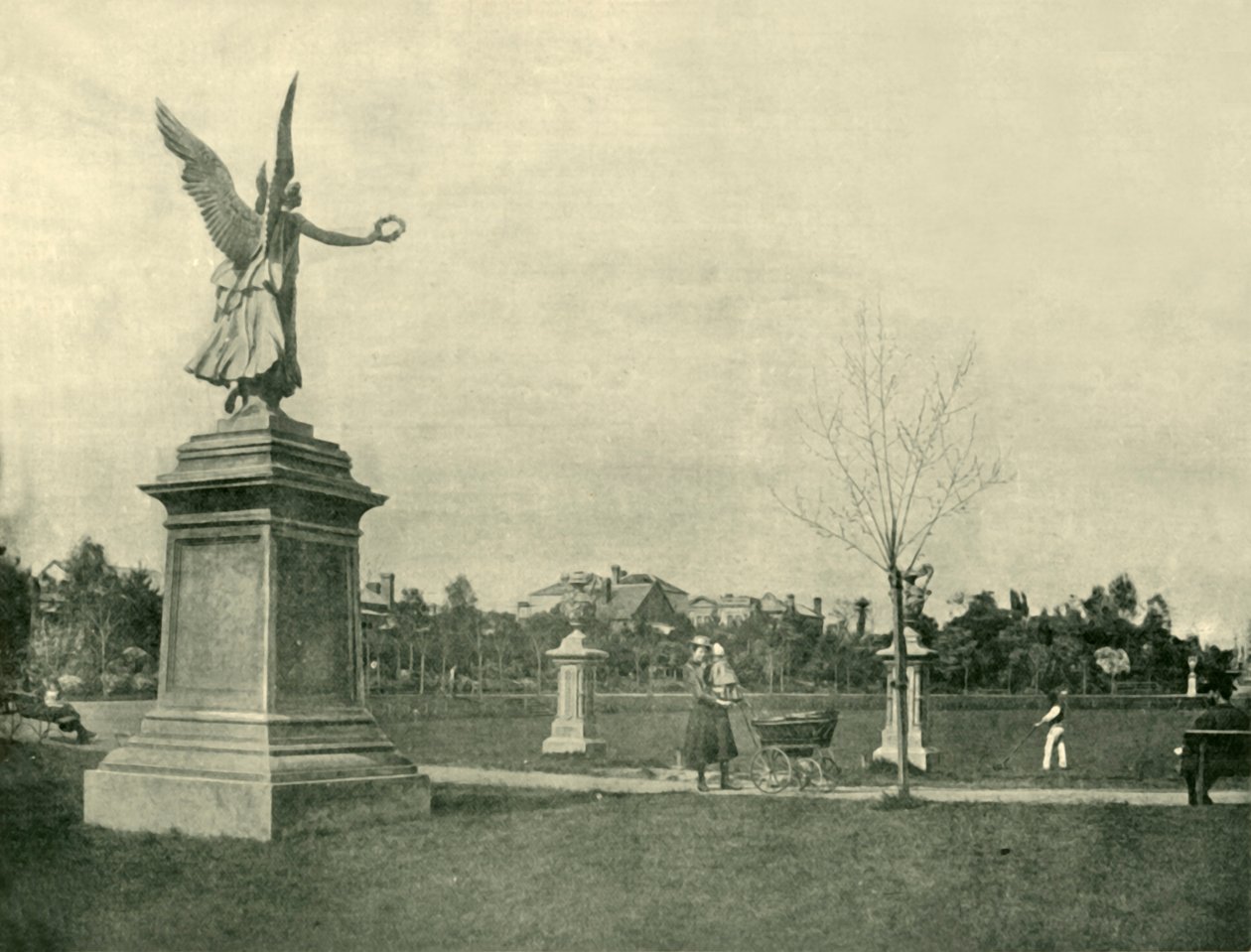 Victoria Gardens, Windsor, 1901. de Unbekannt