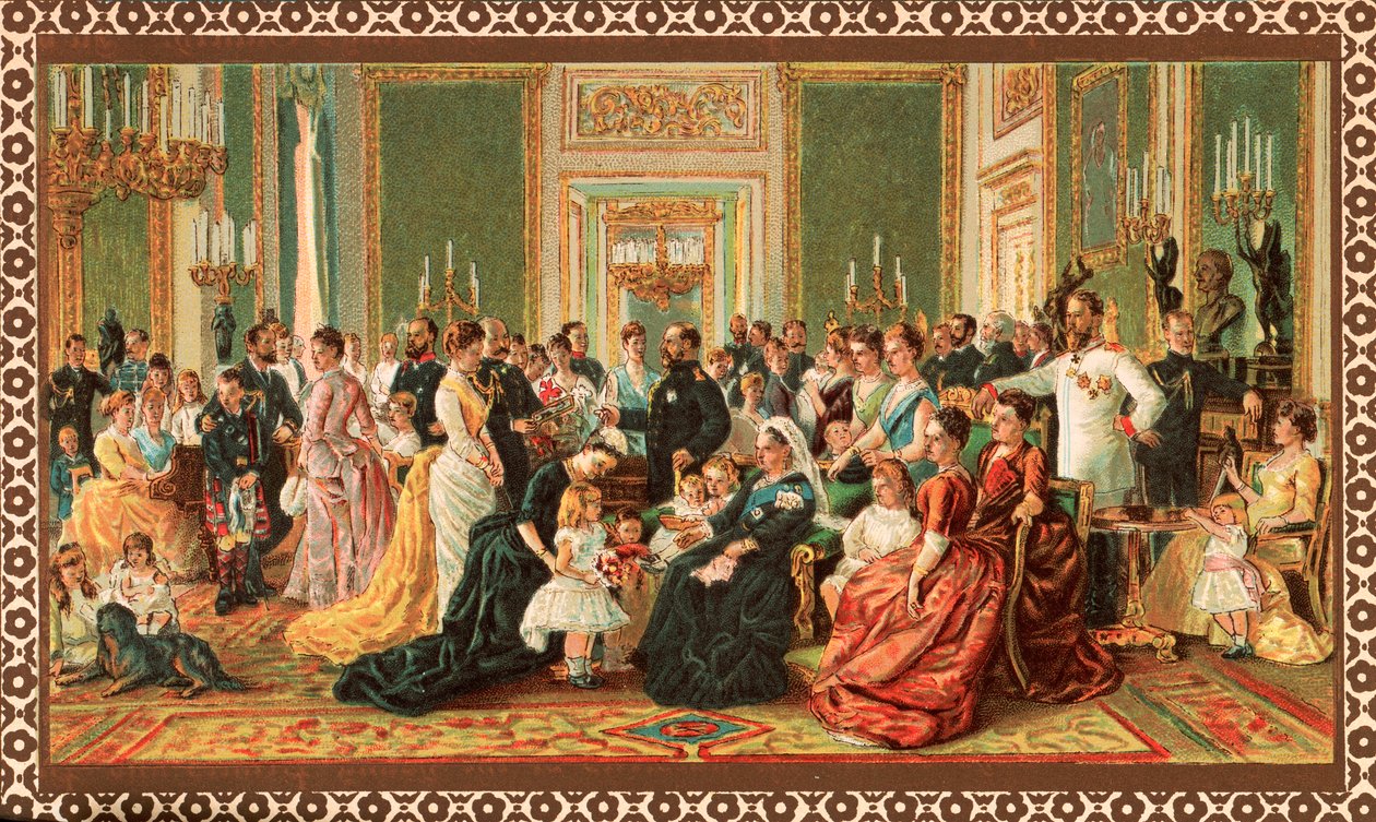 A Família Real Vitoriana, 1887 de Unbekannt