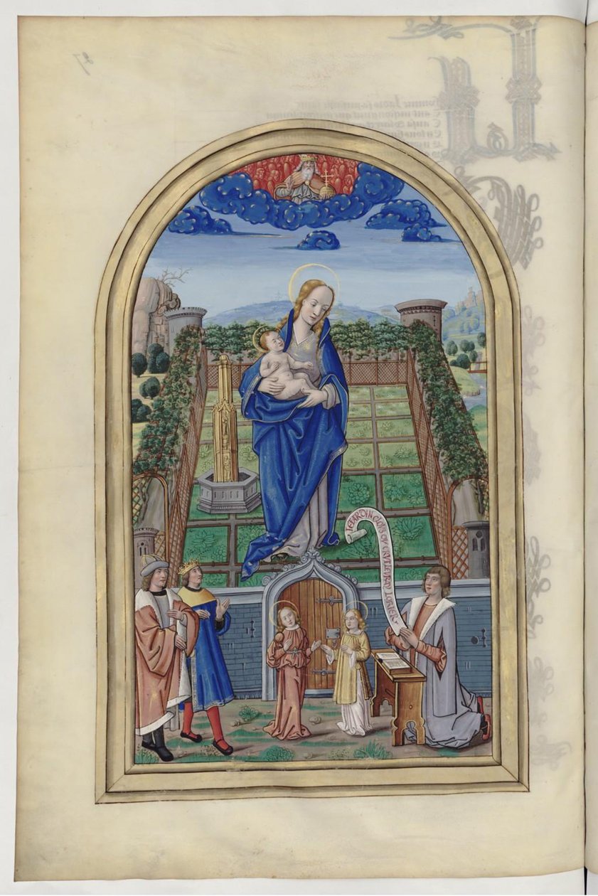 A Virgem Maria. De: canções reais em homenagem à Virgem em Puy d&39;Amiens, 1501-1600 de Unbekannt