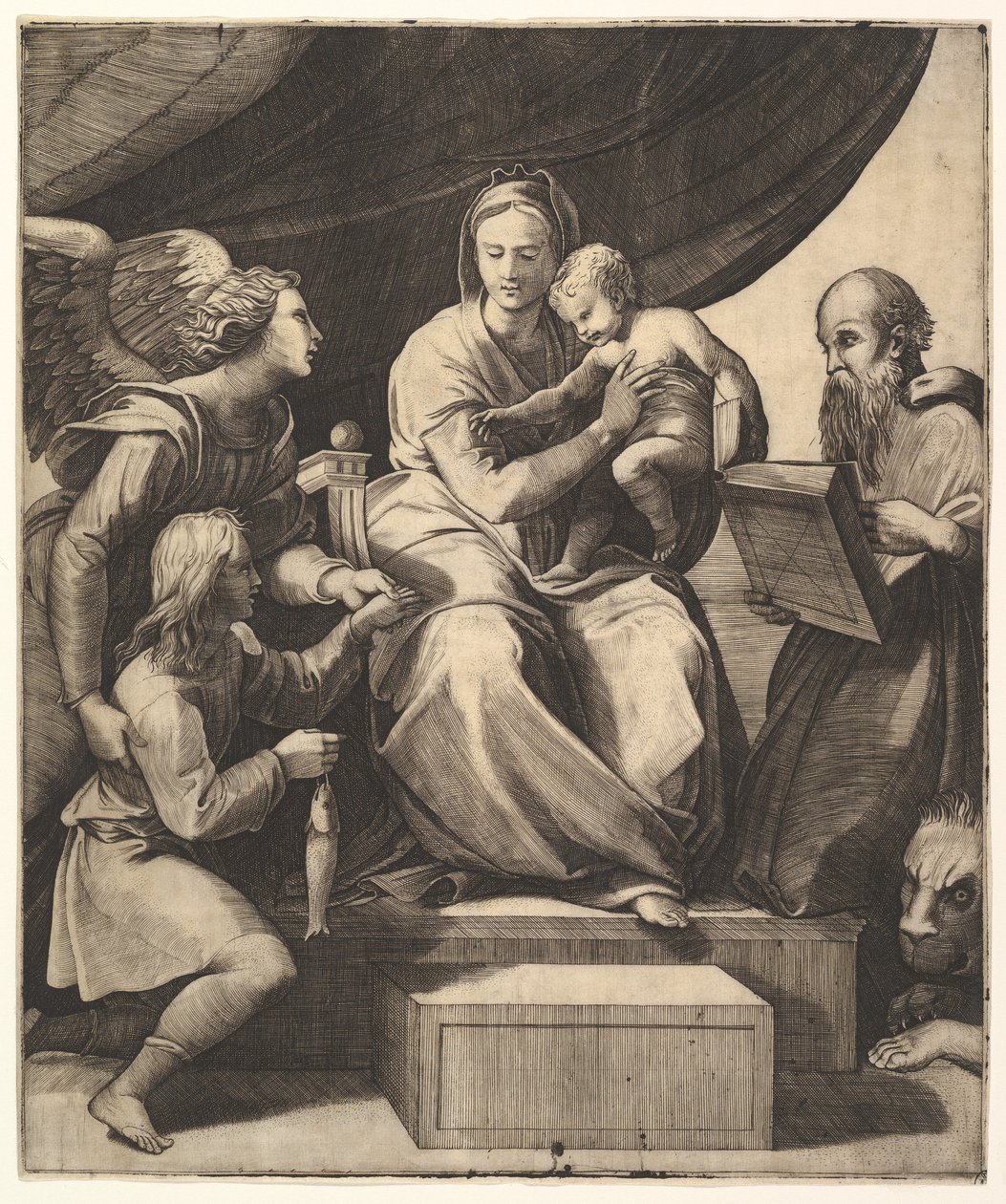 A Virgem dos Peixes, ca. 1515-27. de Unbekannt