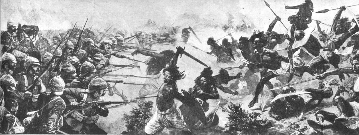 A Guerra no Soudan, 1883-1885: Batalha de El Teb, 29 de fevereiro de 1884, 1901. de Unbekannt