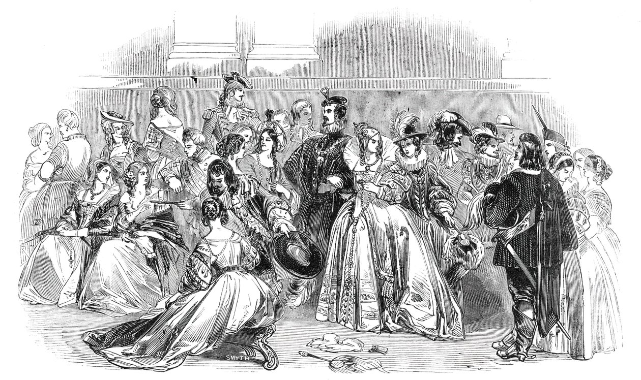 O Baile Waverley, 1844. de Unbekannt