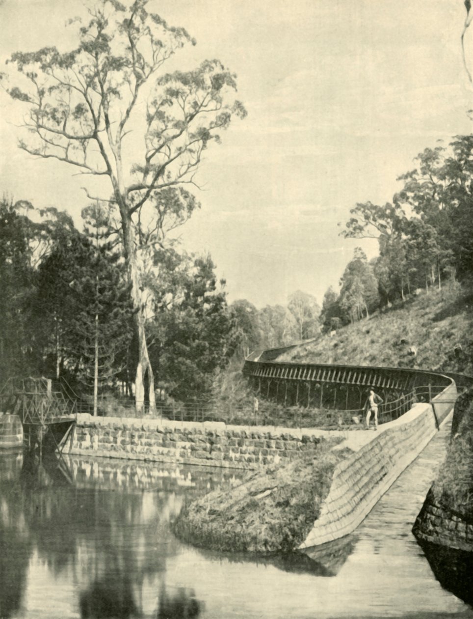 O Weir e Fluming, Kirks Reservoir, 1901. de Unbekannt