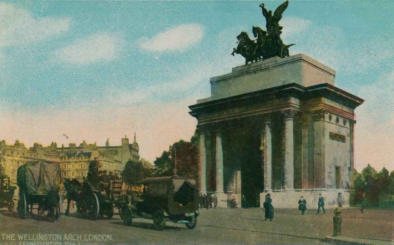 Wellington Arch, Londres, c1910. de Unbekannt