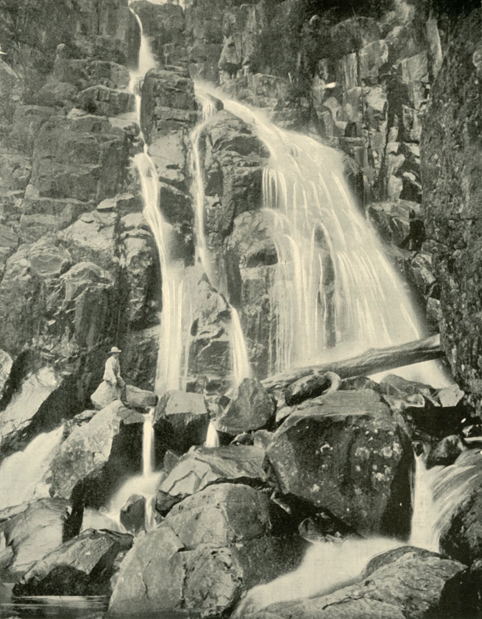 As quedas de Wellington, montagem Wellington, 1901. de Unbekannt