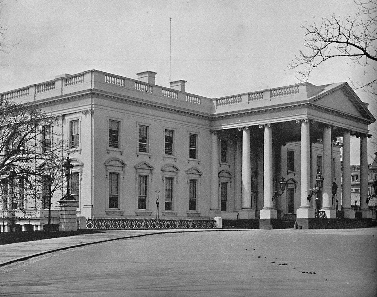 A Casa Branca, Washington DC, c1897. de Unbekannt