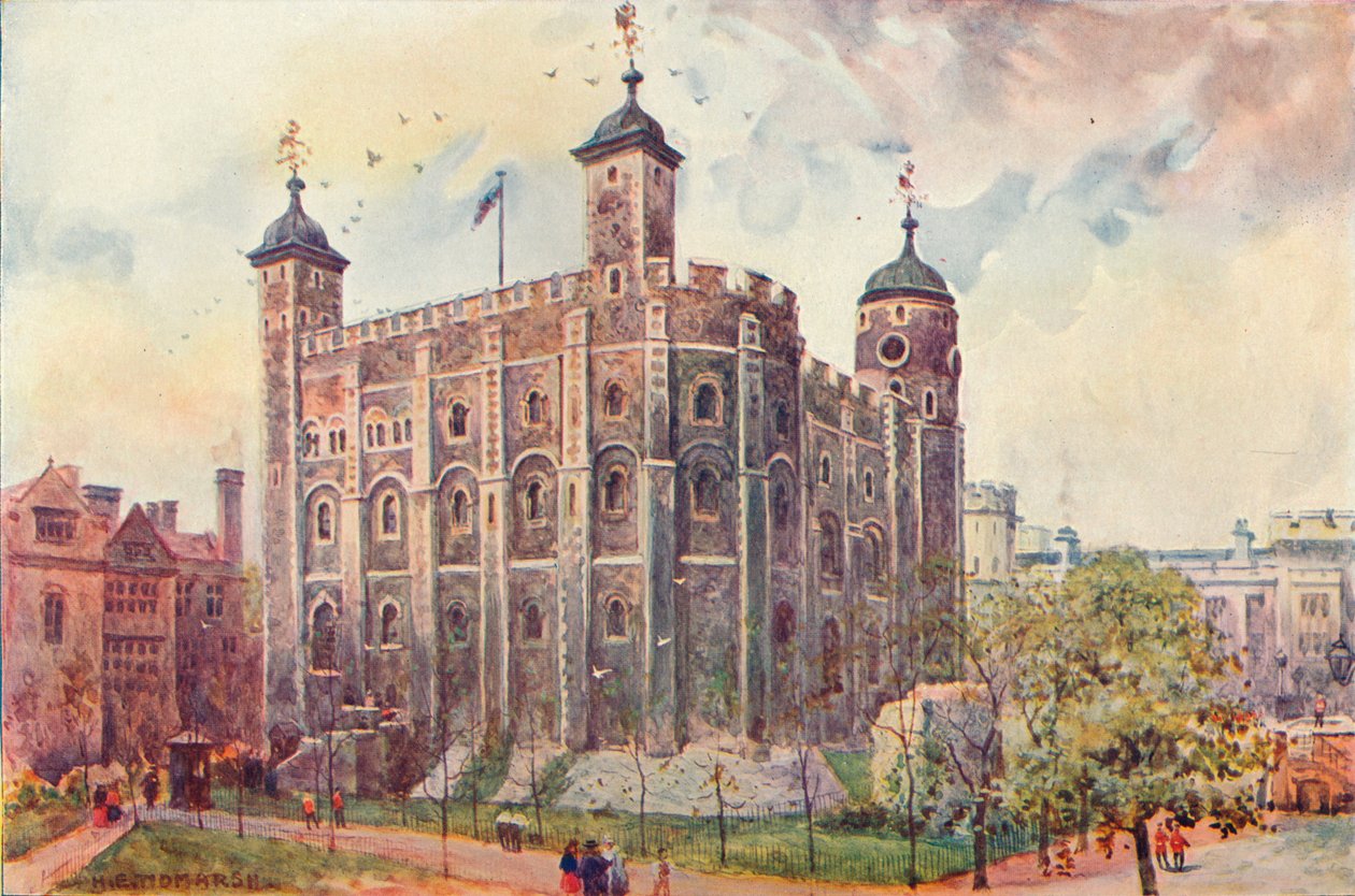 A Torre Branca, Torre de Londres, 1906 de Unbekannt