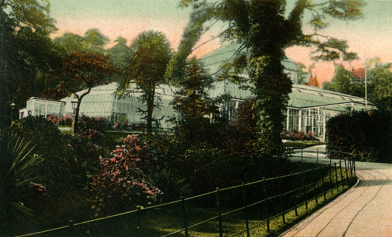 Os jardins do inverno, Bornemouth, 1905. de Unbekannt