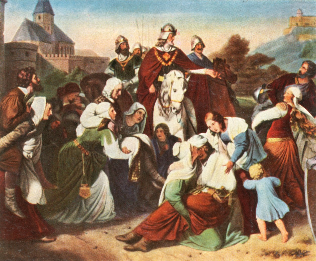 As Mulheres de Weinsberg, 21 de dezembro de 1140, 1936. de Unbekannt