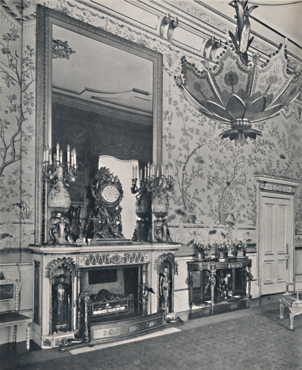 A sala de estar amarela, Palácio de Buckingham, 1939 de Unbekannt