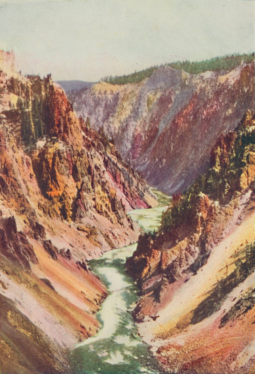 O rio Yellowstone, 1916 de Unbekannt