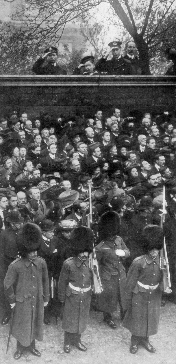 Os Jovens Príncipes Assistindo à Proclamação, 1910 de Unbekannt