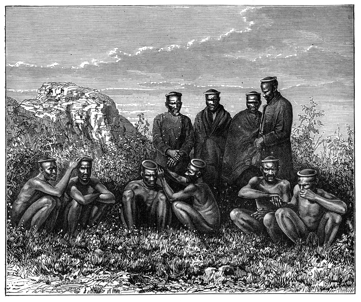 Zulu, África do Sul, c1890 de Unbekannt