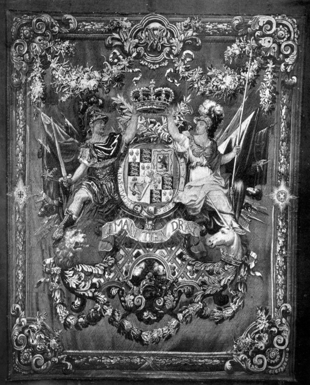 Os braços de William e Mary, 1689-1694 1930 de Unbekannt