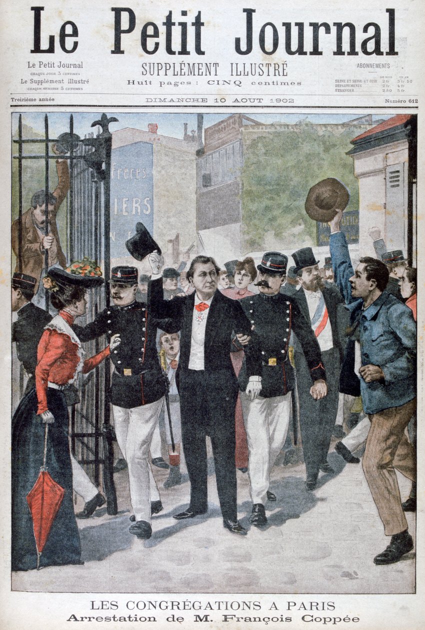 A prisão de François Coppee, 1902 de Unbekannt