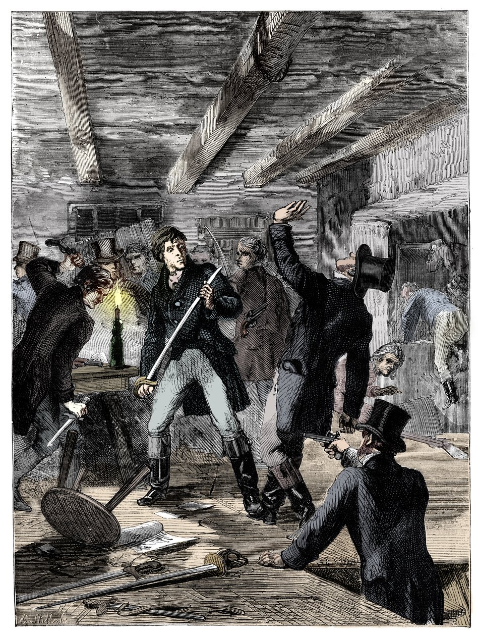 A prisão dos conspiradores da Rua Cato, 1820 c1895 de Unbekannt