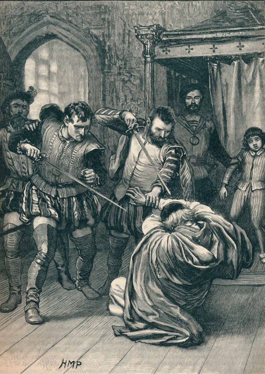 O assassinato do cardeal Beaton, 1546 1905. de Unbekannt
