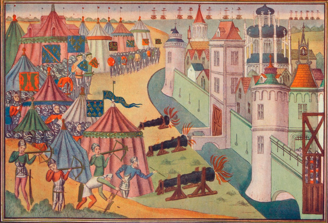 O assalto à forte cidade da África, 1390 1905 de Unbekannt