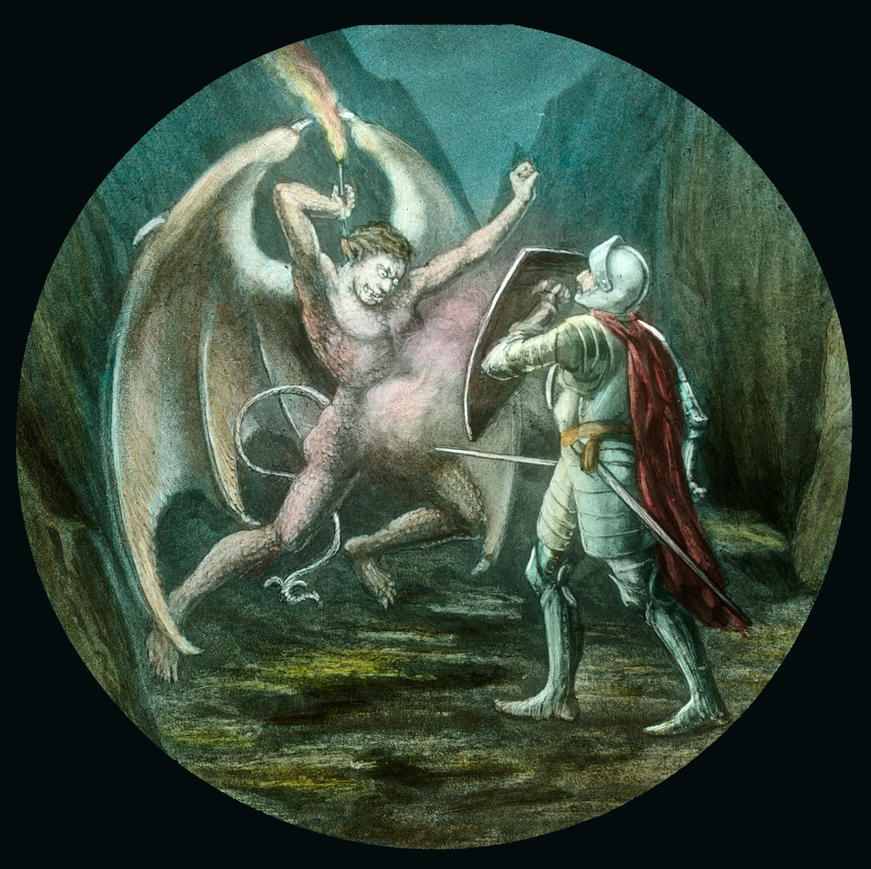 O ataque, c1910. de Unbekannt