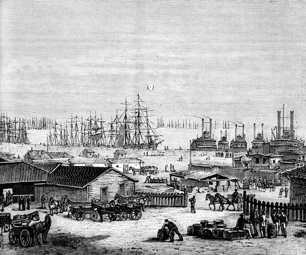As margens do Mississippi, c1860s c1880 de Unbekannt