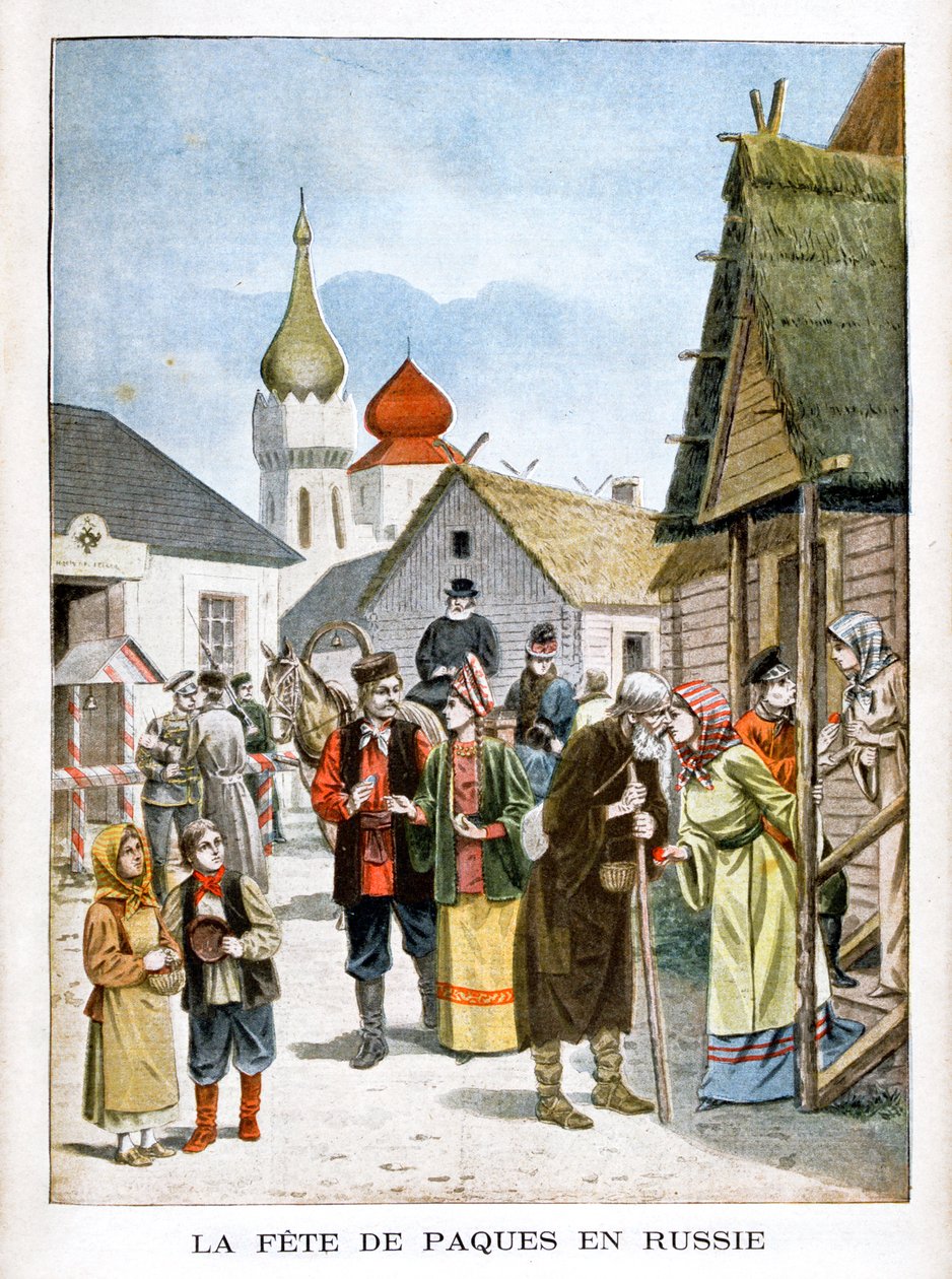 A festa do barril, Rússia, 1901 de Unbekannt