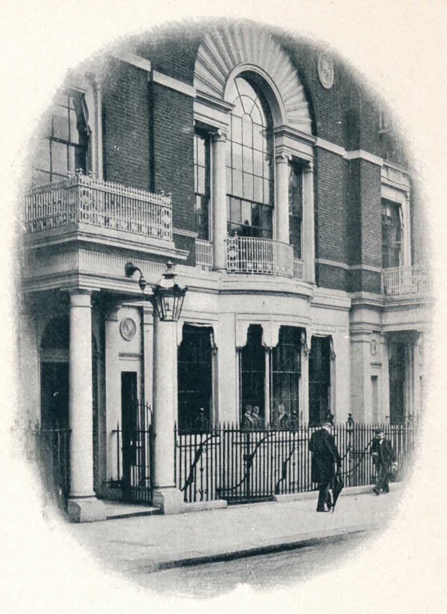 A janela de sacada, Boodles Club, Londres, c1900 1901 de Unbekannt