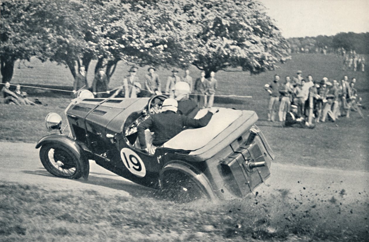 O início de um derramamento em Donington Park, 1937 de Unbekannt